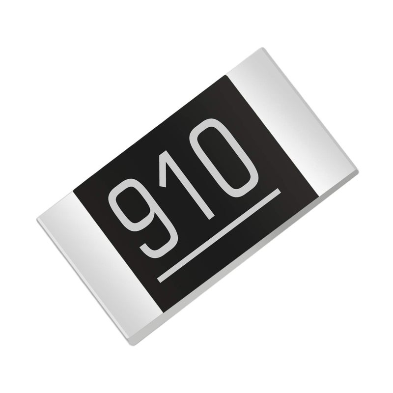 CHANZON 100 قطعة 0603 مقاومة SMD 91 Ω أوم 1/10 واط 0.1 واط ±1% تحمل فيلم سميك 91R مقاومات SMT معتمدة من روهس - Image 2
