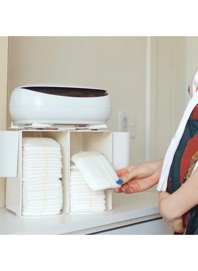 Prince Lionheart 2-in-1 Diaper Caddy - Modular Diaper Depot Organizer for Holding All Nursery Essentials - Versatile Storage for Diapers, Creams, Wipes, and More - Image 4