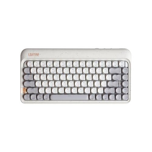 LOFREE Zero ARTZ Mechanical Keyboard, 75% Rechargeable Hot-swappable Keyboards with 3 Types Connection for Windows, Mac OS, Linear Switches/Terrazzo Grey - Image 1