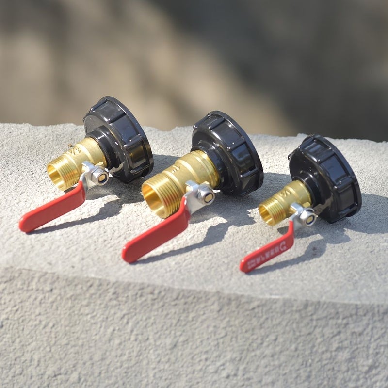 Ibc Tank Adapter S60 Brass 1 2 Male Thread Connector Valve Fitting for Rainwater Collection - Image 4