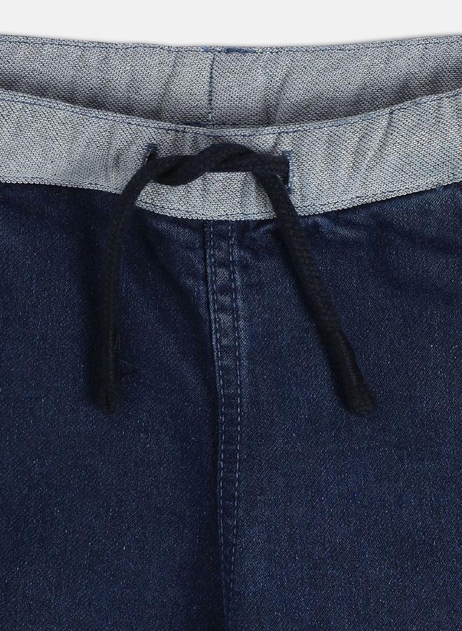 MINIKLUB Boys Cotton Blend Jeans with Drawstring Waist - Image 3