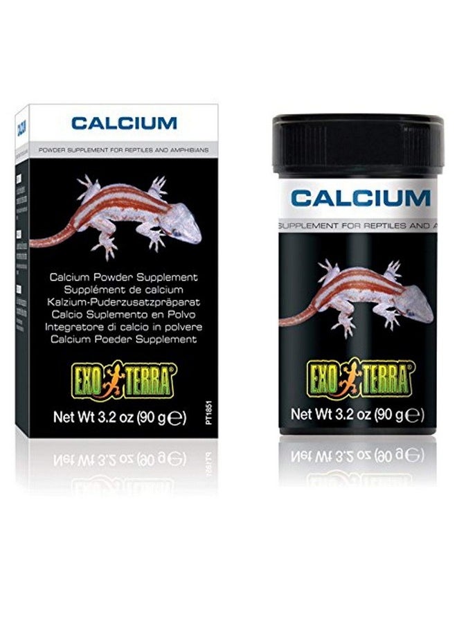 Exo Terra Calcium Powder Supplement For Reptiles And Amphibians, 3.2 Oz., Pt 1851  - Image 1