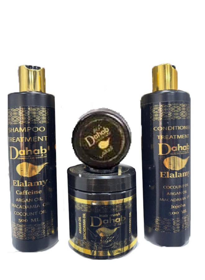 Dahab Elalamy hair treatment set of four