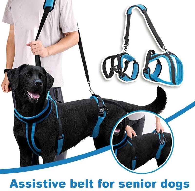 Zikra Dog Lift Harness Portable Lifting Sling Support Strap Help Dogs with Weak Rear Legs for Small Large Dogs Surgery Recovery Walking Pain Relief for Dogs Needing Help Home, Office Desk Holder - Image 4