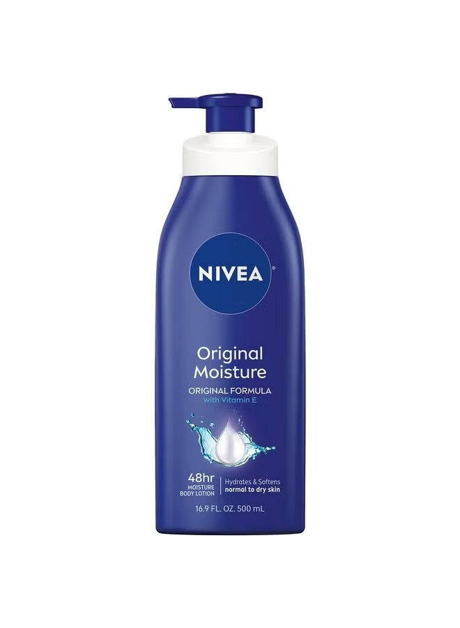 NIVEA, Original Moisturizing Body Lotion, 16.9 fl oz (500 ml)