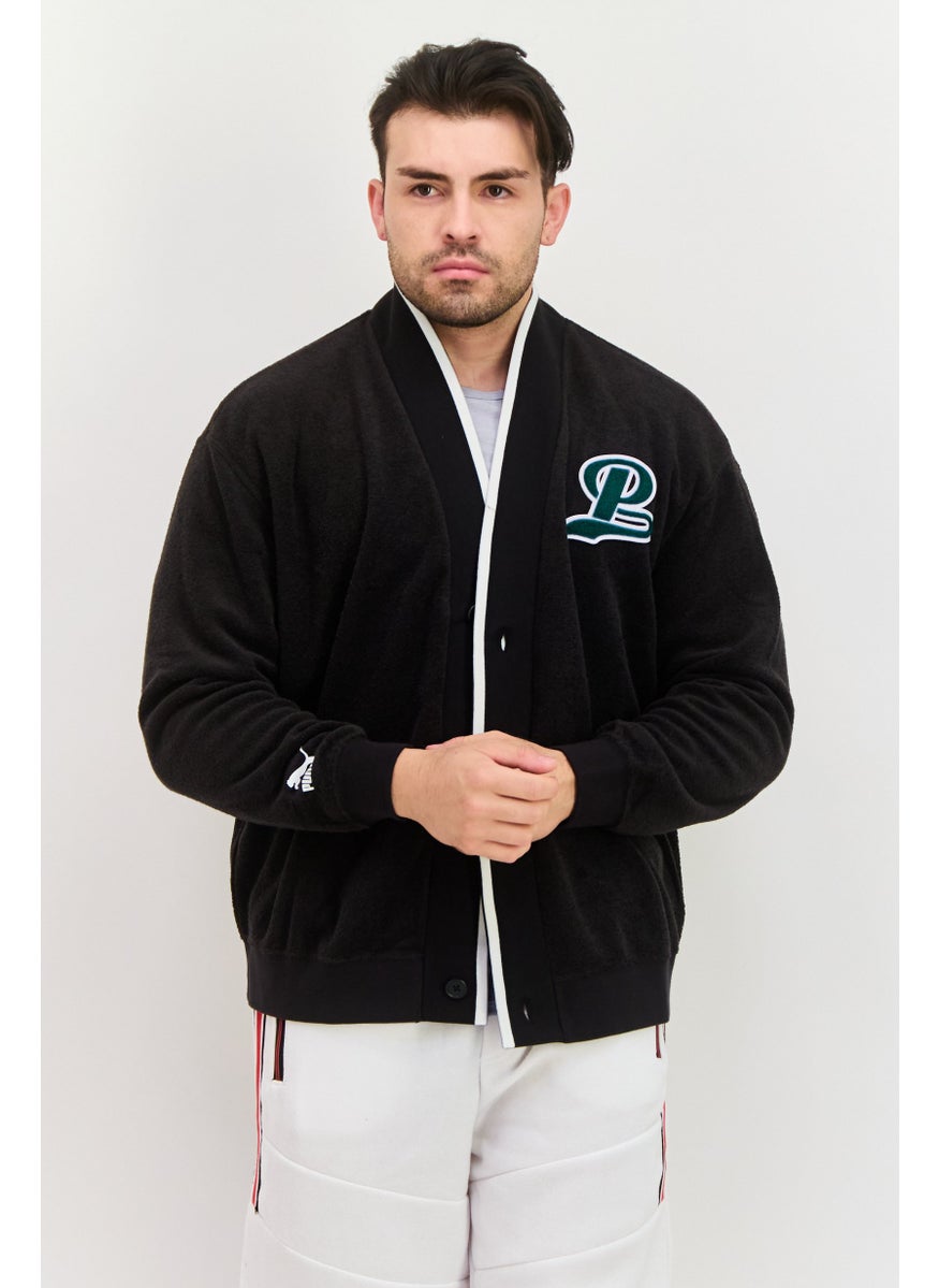 PUMA Men Sportswear Fit Outdoor Cardigans, Black  - Image 1
