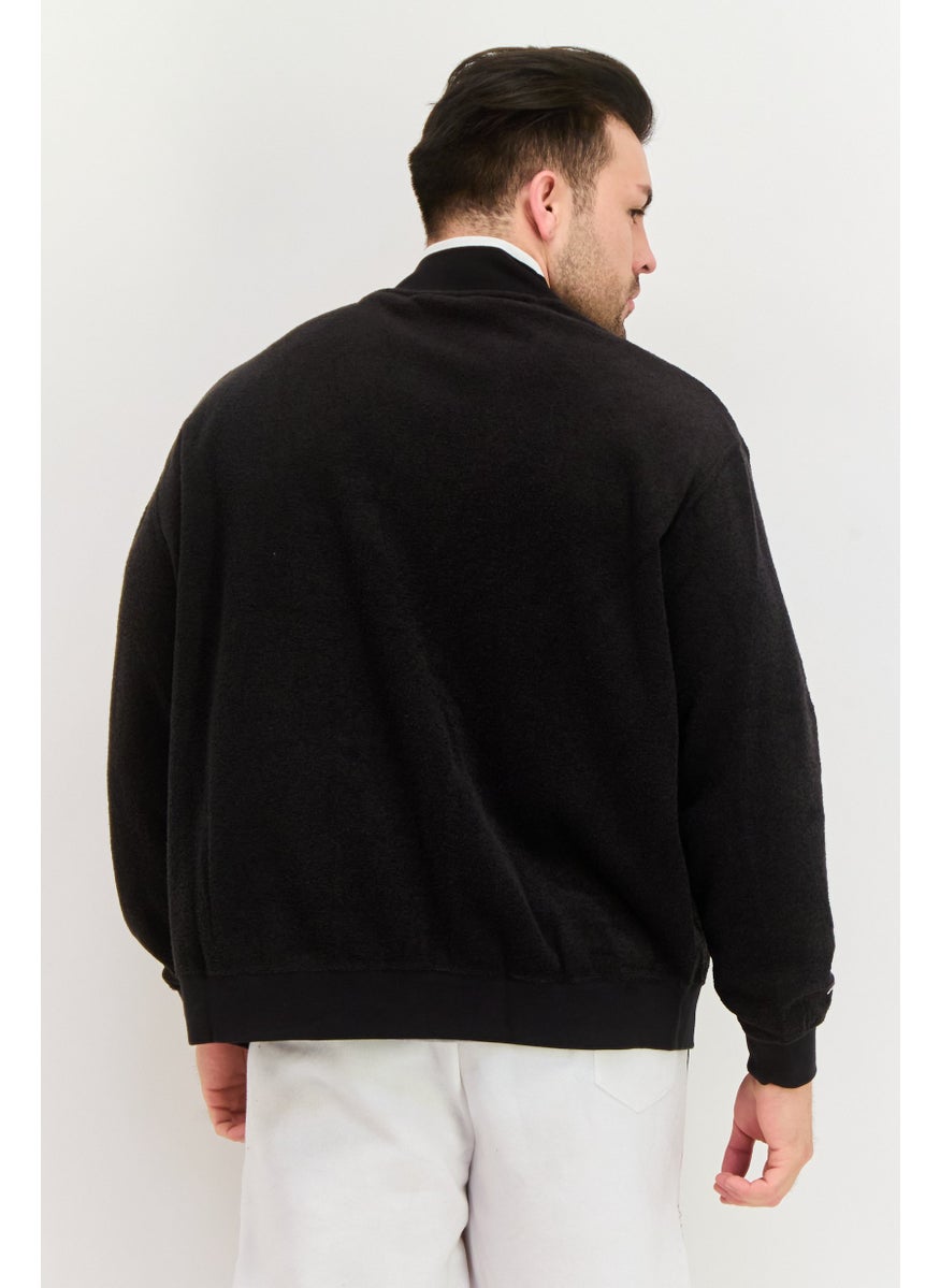 PUMA Men Sportswear Fit Outdoor Cardigans, Black  - Image 3