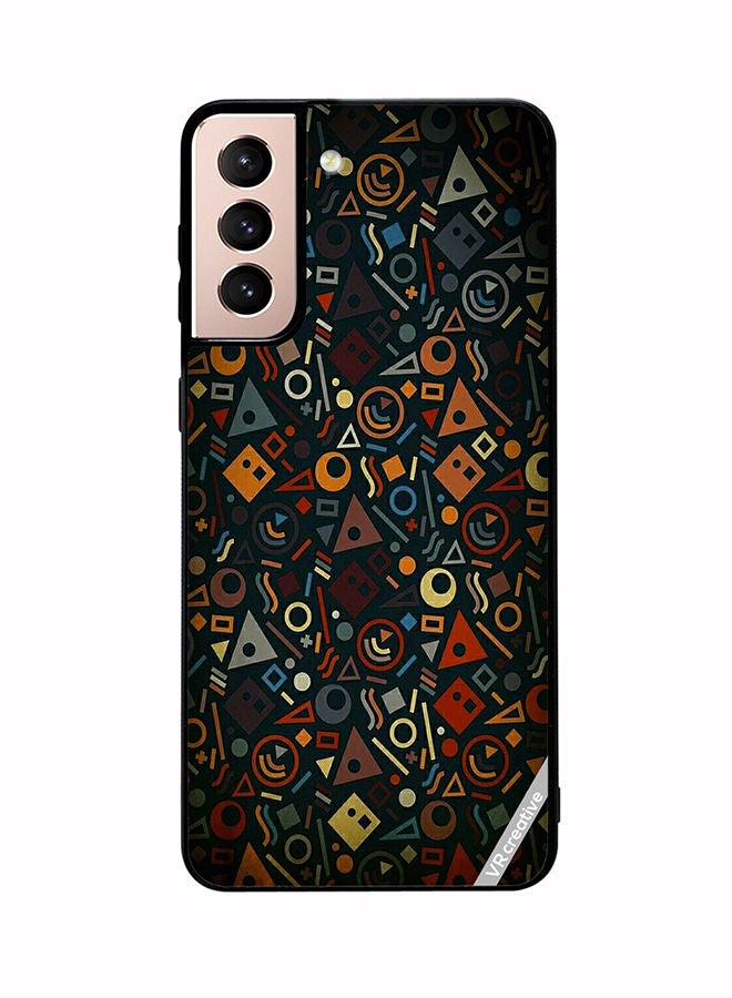 VR CREATIVE Protective Case Cover For Samsung Galaxy S21 Plus 5G Maxin Pattern Design Multicolour - Image 1