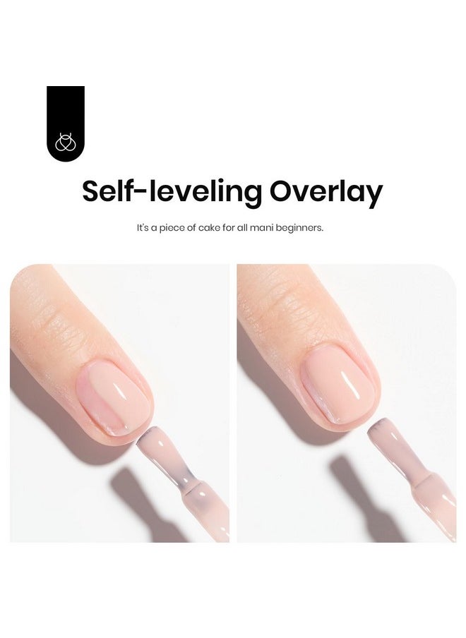 beetles Gel Polish - Beetles Color Base Gel Nail Polish, 1pcs 15ml Rubber Base Gel Builder Neutral Nude Gel Base Coat Warm Jade Valentine's Day Nail Polish, Base Coat Nail Strengthener Gel Soak Off UV LED light Needed - Image 1