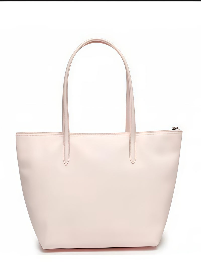 Lacoste Women's L12.12 Concept Fashion Versatile Large Capacity Zipper Handbag Single Shoulder Bag Tote Bag Camera Bag Medium - Image 4