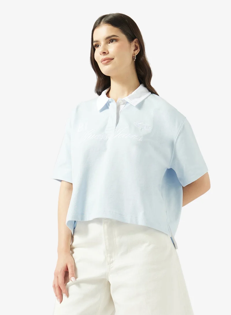 جيس جينز قميص بولو رياضي بأكمام قصيرة