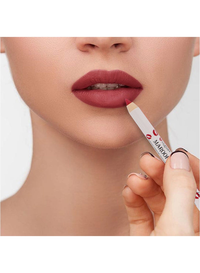 MAROOF 24 Hour Long Lasting Waterproof Retractable Matte Lip Liner 1.2g - pzsku/ZB6093E2C7FB093518499Z/45/_/1662191177/cebe3d49-2638-49a9-b4f8-7250c6331876