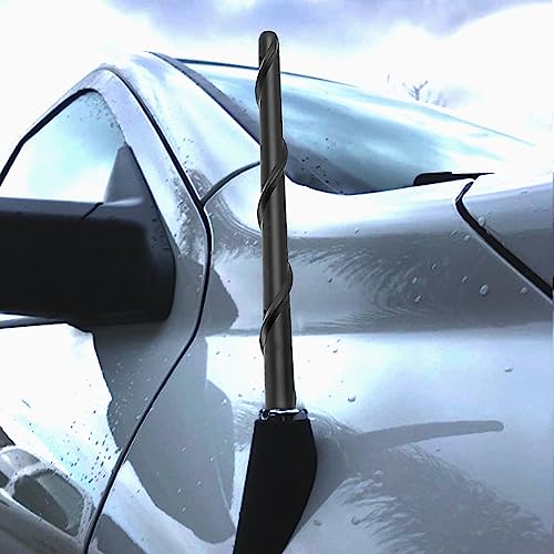 KSaAuto هوائي KSaAuto لدودج رام 1500 2500 3500 2009-2025، استبدال هوائي دودج رام 1500، هوائي مطاطي حلزوني بطول 7 بوصات لسيارات البيك أب والشاحنات، ترقية لملحقات دودج رام 1500 لتحسين استقبال راديو AM FM - Image 2