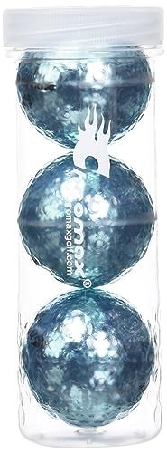 Chromax Metallic M5 Colored Golf Balls (3 Pack Tube), Blue - Image 1