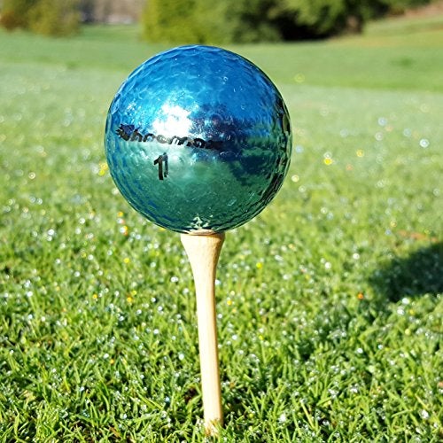 Chromax Metallic M5 Colored Golf Balls (3 Pack Tube), Blue - Image 4