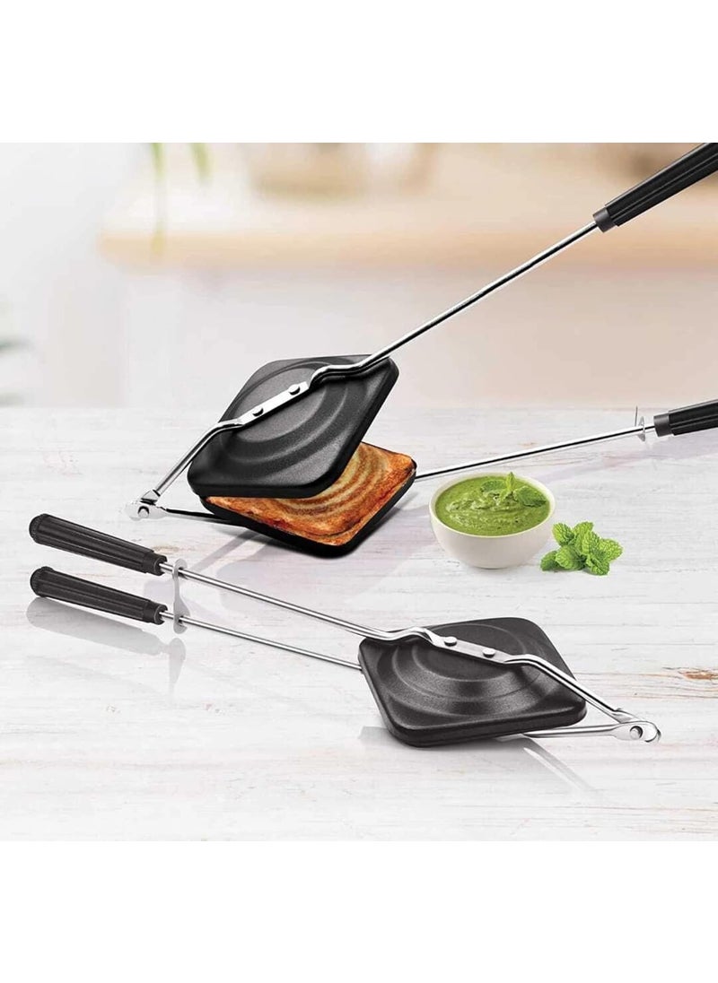 ZEQON Zeqon Grill Sandwich Toaster with Fixed Grill Plates Sandwich Toaster with Durable Die Cast Aluminium Plates NonStick Crispy Sandwich Toaster SANDWICH TOASTER  - Image 4