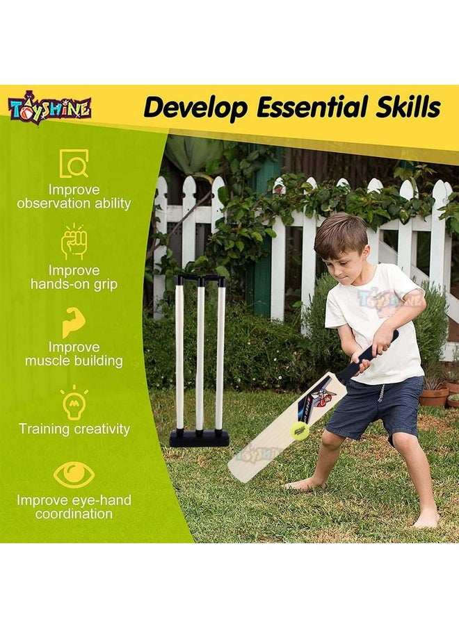 Toyshine Toyshine Speed Up Master Shot Combo Box Cricket Kit For Kids (Bat Size: 4, 5-10 Yrs) Gift Sports Outdoor Toy Boys Girls Picnic (Box Pack)- Sstp, Multicolor  - Image 2