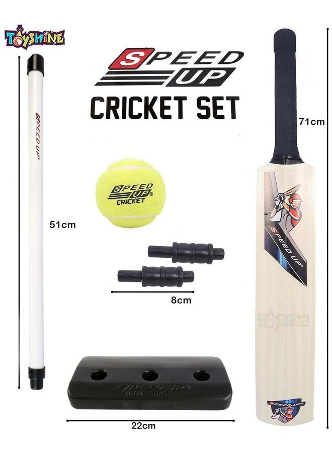 Toyshine Toyshine Speed Up Master Shot Combo Box Cricket Kit For Kids (Bat Size: 4, 5-10 Yrs) Gift Sports Outdoor Toy Boys Girls Picnic (Box Pack)- Sstp, Multicolor  - Image 5