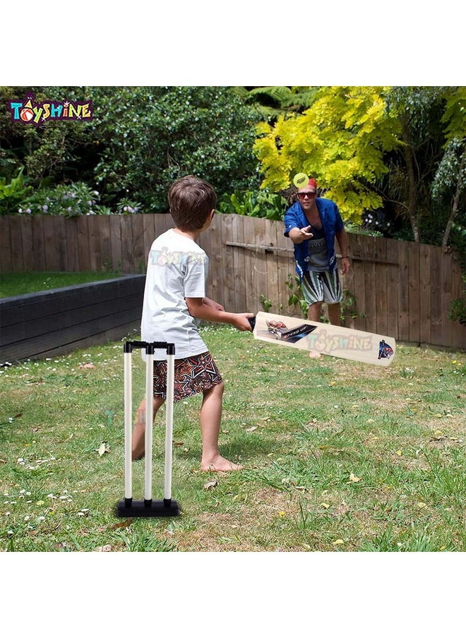 Toyshine Toyshine Speed Up Master Shot Combo Box Cricket Kit For Kids (Bat Size: 4, 5-10 Yrs) Gift Sports Outdoor Toy Boys Girls Picnic (Box Pack)- Sstp, Multicolor  - Image 4