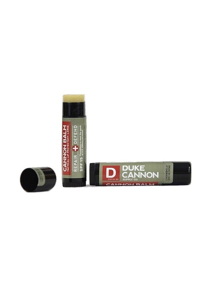 Duke Cannon Supply Co. Tactical Lip Protectant Balm Fresh Mint (3 Pack Of 0.56 Oz) Superior Performance Lip Protection Balm For Hard Working Menfresh Mint  - Image 4