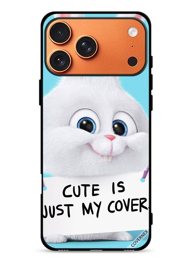Covernex Apple iPhone 17 Pro Max Protective Case Cover Rabbit Cute Is Just My Cover - Image 1
