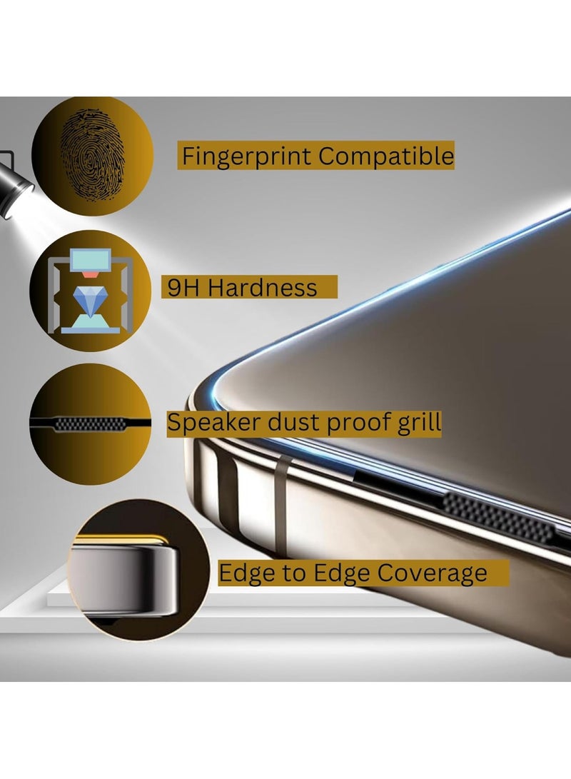 DIGI CORE Tempered Glass Screen Protector For iPhone 15 Pro Max 6.7 Inch Easy Installation Kit Auto Alignment 9H Hardness 99.99% HD Clear Bubble Free 15 Pro Max Screen Glass Dust Extraction 5D Magic Glass - Image 3