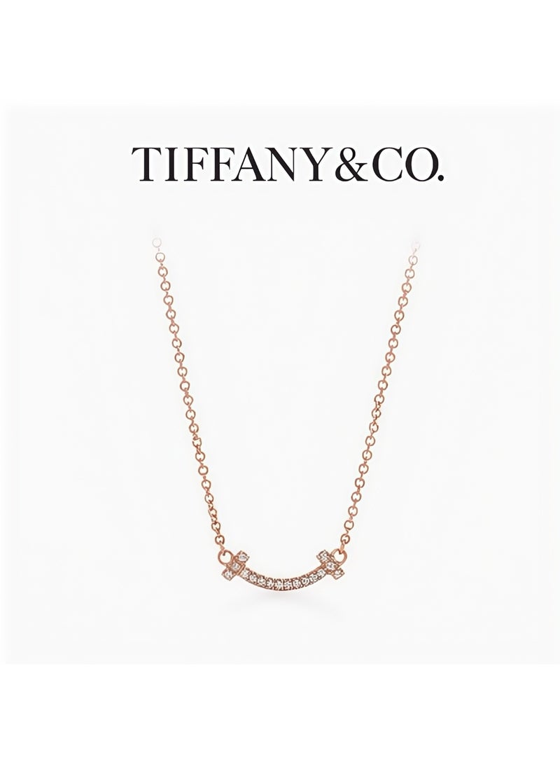 Tiffany & Co. Tiffany T™ Mini Smile Pendant Necklace - Image 1
