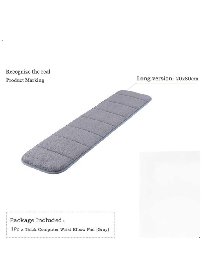 Computer Wrist Elbow Pad, Ergonomic Computer Elbow Wrist Pad, Keyboard Wrist Rest Elbow Support Mat, Premium Memory Cotton Desktop Keyboard Arm Rest Support Mat for Office, Working, Gaming
