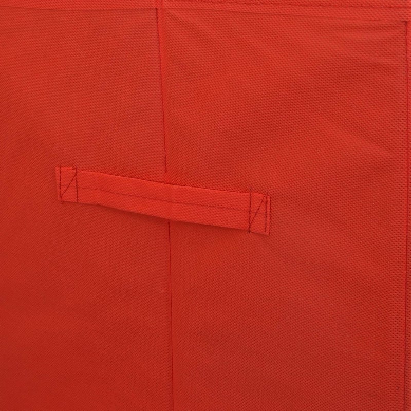 Kuber Industries Disney Minnie Print Non Woven Fabric Foldable Laundry Basket, Toy Storage Basket, Cloth Storage Basket with Handles (Set of 2, Red)-KUBMART1200 - Image 3