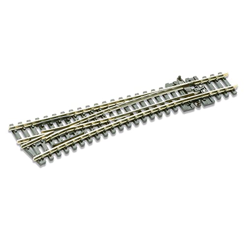 Peco N Scale Code 80 Electrofrog 6 LeftHand Turnout - Image 1