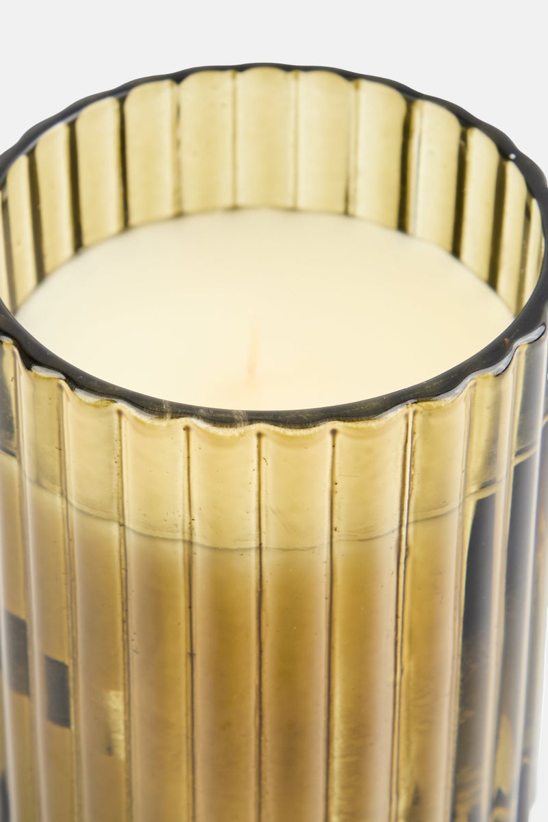 Muy Mucho Velvet Rose Candle Glass, Green  - Image 3