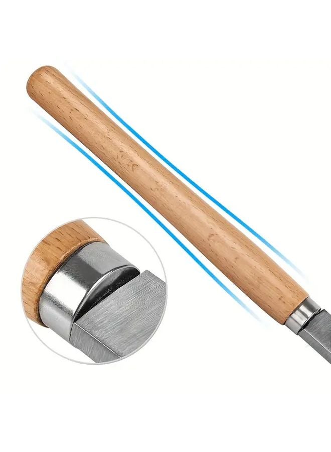 8pcs High Speed Steel Woodturning Lathe Chisel Set With Skew Spear Parting Round Nose Gouge - Image 5