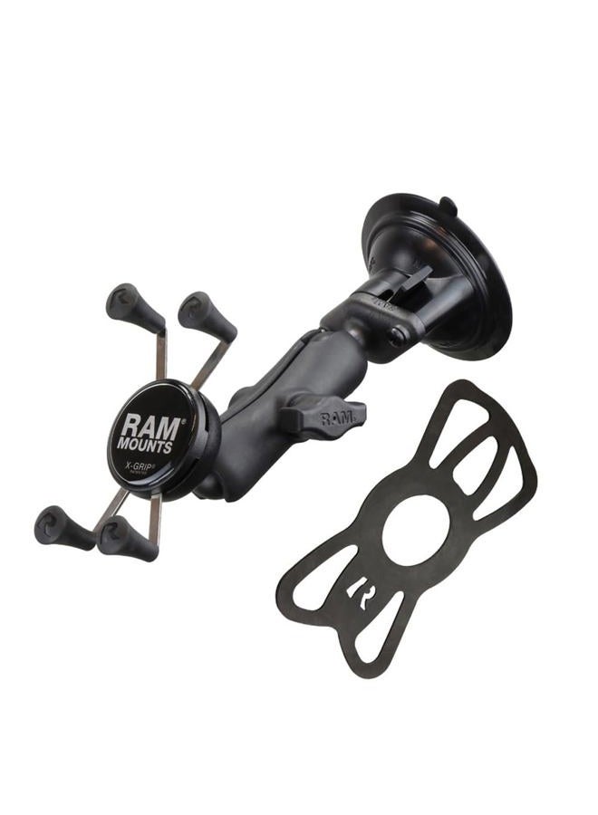 RAM Mounts X-Grip Phone Mount with RAM Twist-Lock Suction Cup RAM-B-166-UN7U with Medium Arm for Vehicle Windshields - Image 2