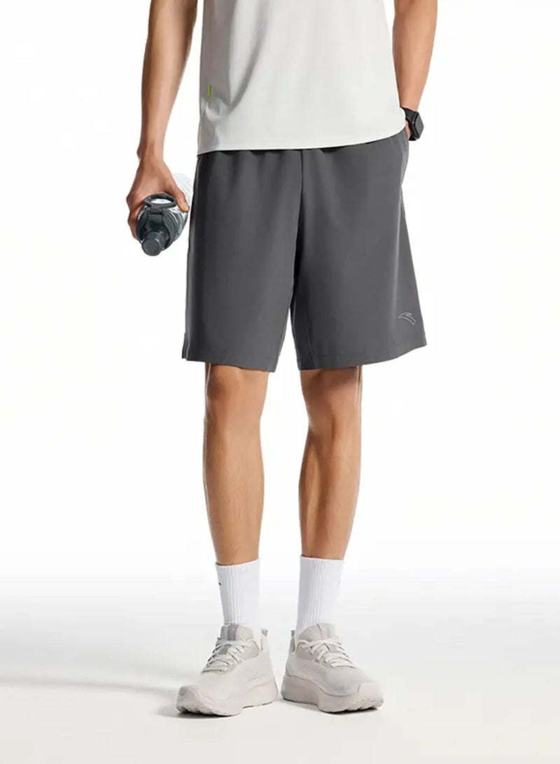 انتا شورت جري منسوج بقصّة عادية - Image 1