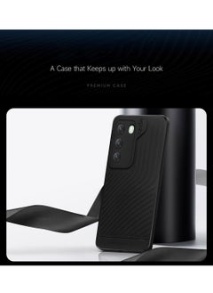 Gear4 Infinix Hot 50 4G 2024 Gear4 Soft Liquid Silicone with Wavey Texture Case Cover - Black  - Image 3