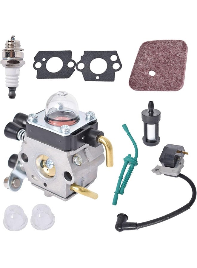 YSMN 4140-120-0619 Carburetor Coil Tune Up Kit Replacement For Stihl Fs38 Fs45 Fs45C Fs46 Fs46C Fs55 Fs55Rc Fs55C Trimmers And Cutters - Image 1
