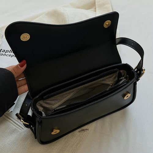 Tellrain Women’s Shoulder Bag Handbags Retro Evening Vegan Leather Underarm Bag Shoulder Tote Bags 2025 - Image 5