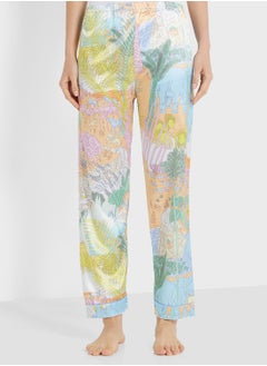 Ginger Satin Floral Print Shirt & Pyjama Set  - Image 4