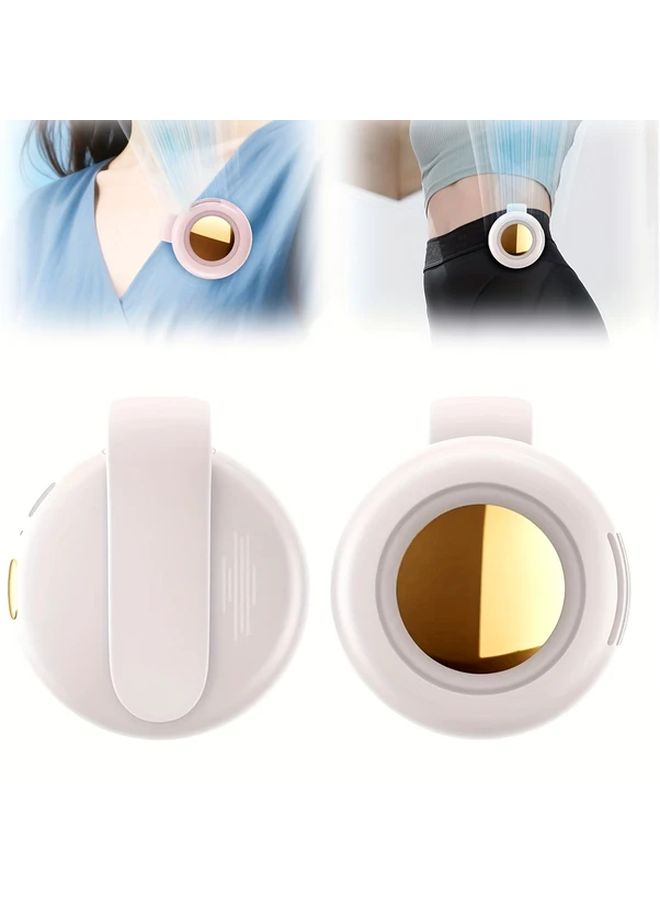 Green Portable Bladeless Silent Fan 3 Speed USB 900mAh Battery 360 Rotatable Cooler - Image 5