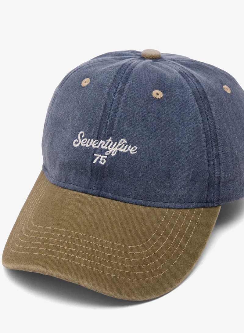 Seventy Five Two tone Seventyfive curved peak cap