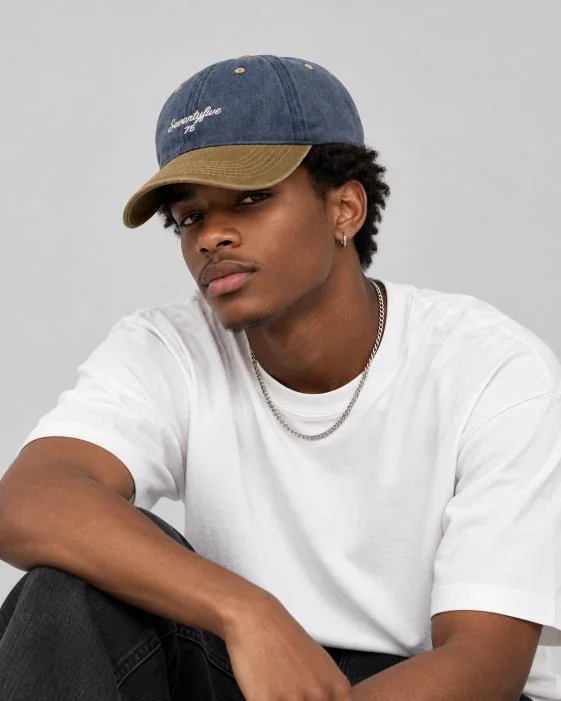 Seventy Five Two tone Seventyfive curved peak cap