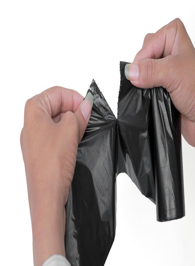 Shrustam Garbage Bags, Medium - (17x19 Inches) - 30 Bags/Roll, 90 Count (Pack Of 3, Black), Plastic Biodegradable Garbage Bag/Trash/Dustbin Bags - Image 3