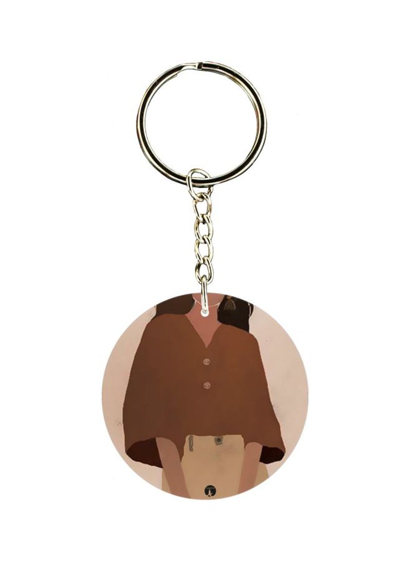 RKN Printed Single Sided Keychain