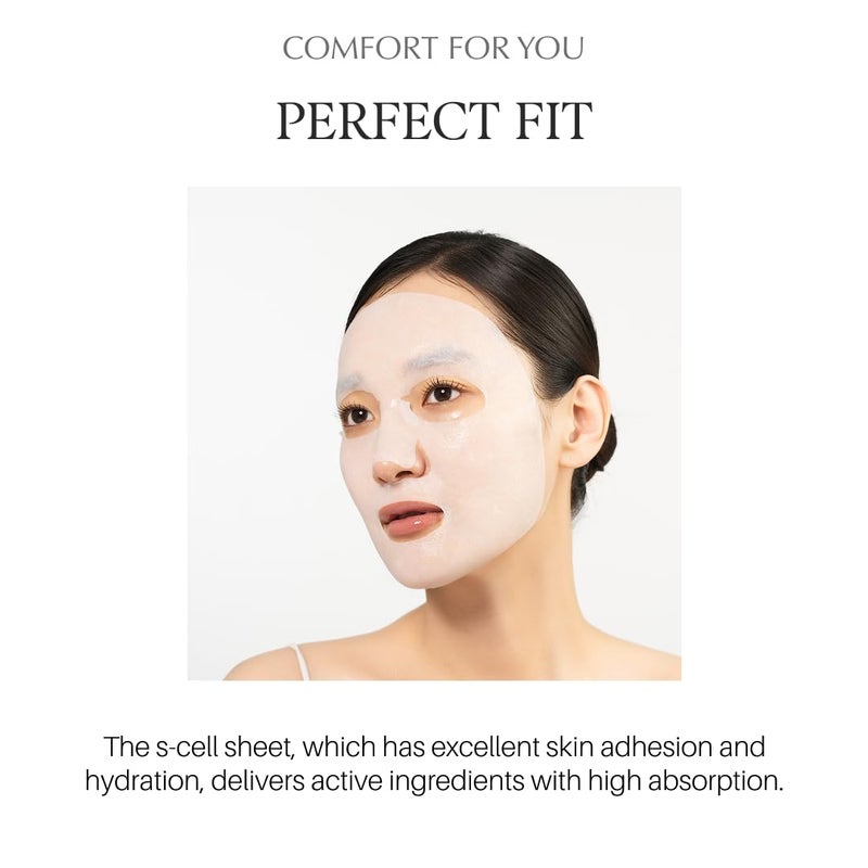 d'alba Piedmont Italian White Truffle Nourishing Mask 5pcs, Vegan Skincare, Nourishing Sheet Mask for Dry and Tired Skin, Deep Hydration, Korean Skin Care - Image 5