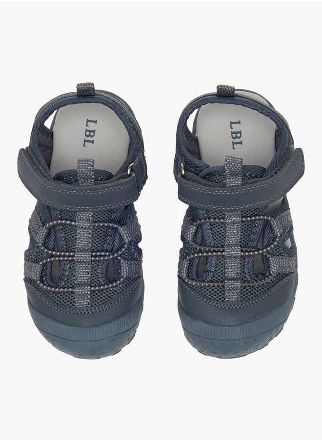 LBL by Shoexpress Boys Mesh Detail Sandals with Hook and Loop Closure  - Image 1