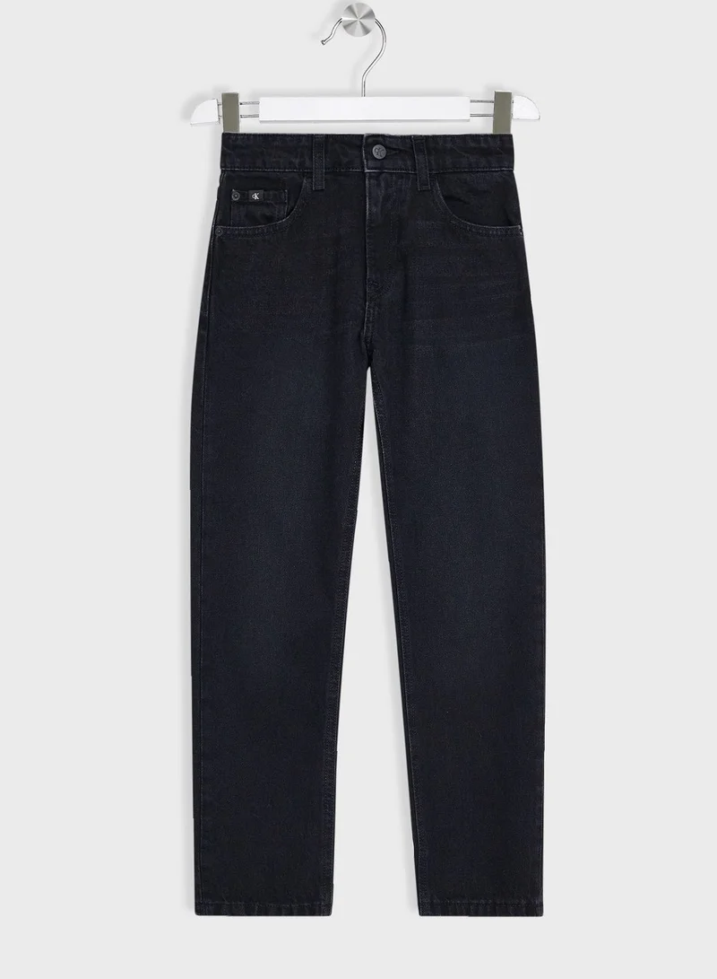 Calvin Klein Jeans Kids Straight Fit Jeans