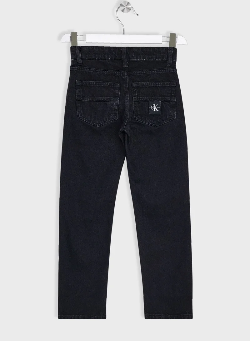 Calvin Klein Jeans Kids Straight Fit Jeans