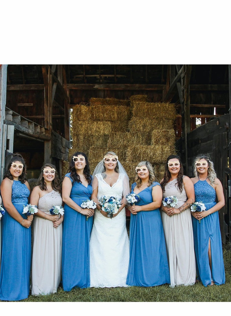 Excefore Hen Party Glasses 10 Pcs Bride to be Accessories Team Bachelorette Night Props for Eyes - Image 3