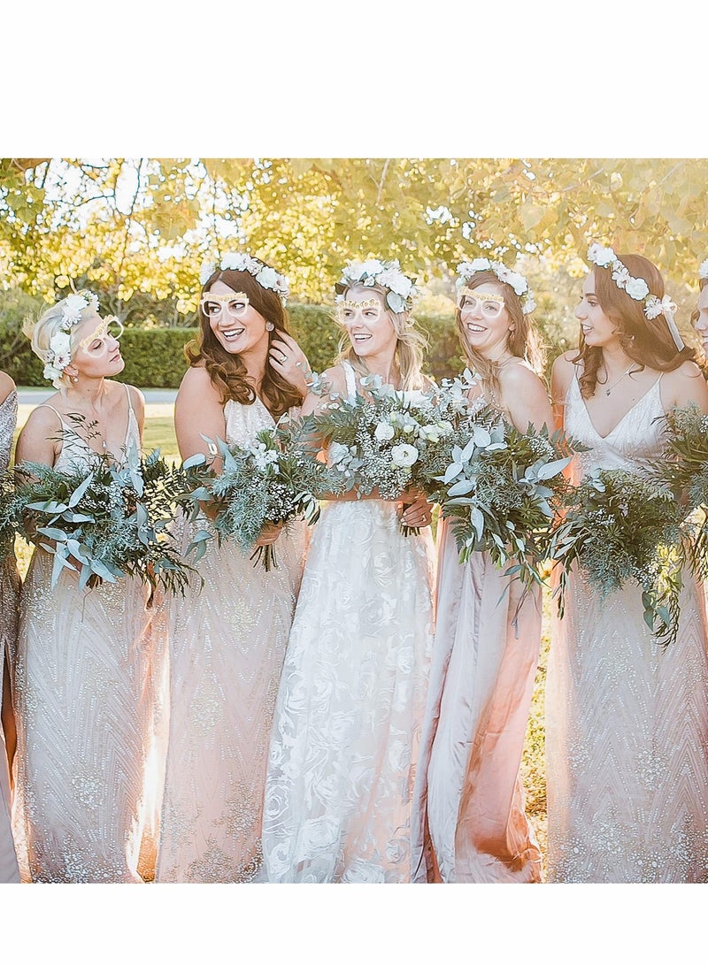 Excefore Hen Party Glasses 10 Pcs Bride to be Accessories Team Bachelorette Night Props for Eyes - Image 5