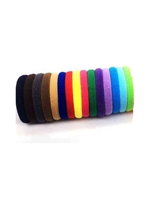 DIAN Assorted Pack of 15 Multicolor Hair Rubber Bands, Ponytail Holders, Hair Tie, Hair Bow, Hair Accessories for Women, Teens and Girl - Image 1